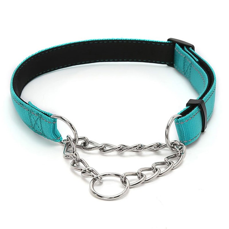 LOS ANDES Dog Choke Collar Martingale Collar with Limited Chain