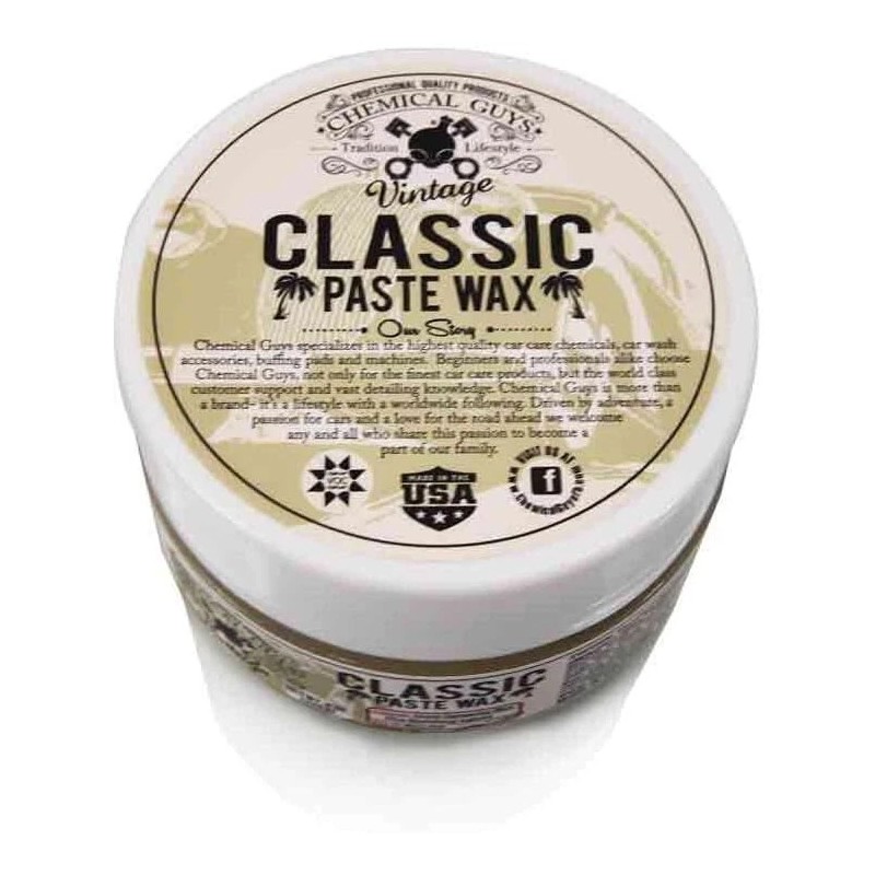 Chemical Guys WAC_312 Vintage Classic Paste Wax 5 oz Ivory
