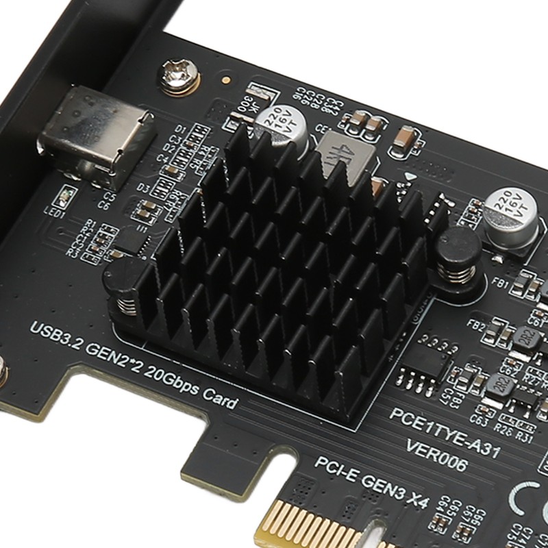 USB3.2 Expansion Card GEN2x2 20Gbps ASM3242 Chip PCI E 4X