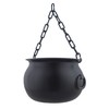 Generique Magic Witch's Cauldron Hanging Decoration with Chain Black 14