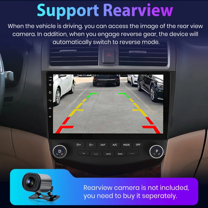 For Honda Accord 7 2003-2007 Android 13 Car Stereo CarPlay