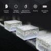 Alvinlite Solar Ground Lights for Outside, Paver Lights Waterproof Landscape