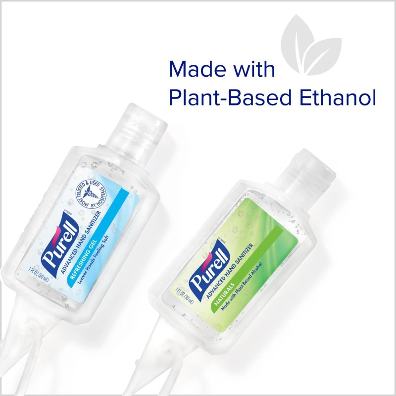 Hand Sanitizer Variety Pack, Naturals and Refreshing Gel, 1 Fl