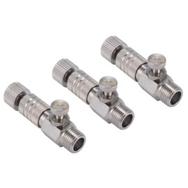 1/8" Airbrush Air Hose Quick Release Disconnect Coupler Release with Air Adjustment Valve Adapter, 1/3/5 Pcs