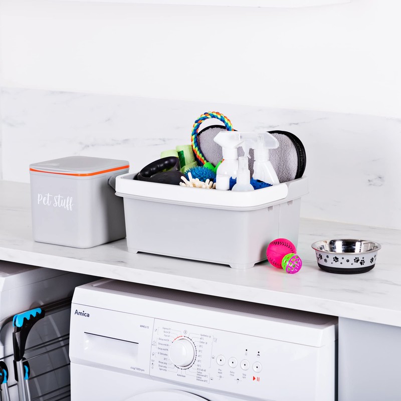 Minky Storage Caddy, Grey, One Size