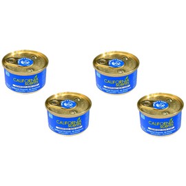 California Scents Spillproof Organic Air Freshener, Newport New Car, 1.5 Ounce Canister (Pack of 4)
