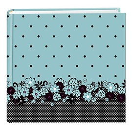 Pioneer Photo Albums 200 Pocket Printed Polka Dot Buds Design Photo Album for 4 by 6-Inch Prints