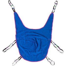 Medacure Divided Leg Patient Lift Sling X Large, Universal Compatibility - Bariatric Polyester Transfer U Sling for Hoyer, ProHeal, Invacare, Drive, and Other Patient Lifters - 43.3" L x 44.5" W