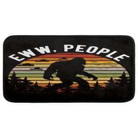 Sasquatch Rug Kitchen Mats for Floor Anti Fatigue Bigfoot Non Slip Washable Indoor & Outdoor Rugs with Rubber Backing for Bathroom Bedroom Living Room Entryway