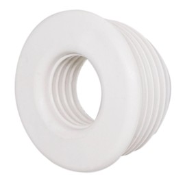 SKIR'CO (2 pcs) White 56 x 32 mm Rubber Sleeve for Drain Pipe, Pipe Rubber Connector, Pipe Adaptor, Rubber Reducer