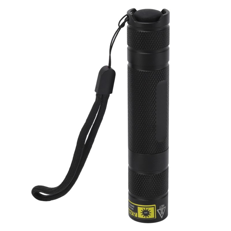 UV Flashlight LED 365nm Aluminium Alloy Battery Powered Widely Used