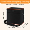 Mini 1LB Propane Tank Storage Bags with Padding, Adjustable Shoulder