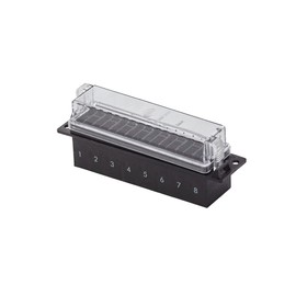 HELLA 8JD 005 993-061 Fuse Box - 8-pin connector - Plug: Blade Terminal - Plug: 32 x axial (6,3x0,8)/64 x axial (2,8x0,8)