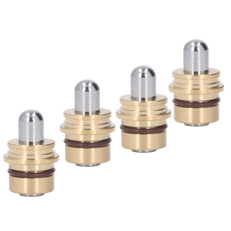 4PCS Joystick Handle Button Head Rubber Sealing Metal Push Rod