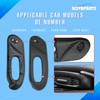 NOVAPARTS Driver and Passenger Side Power Seat Switch Bezel Trim
