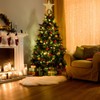 DIYASY Christmas Tree Topper,10inches Metal Glittered Star Xmas Tree Decoration