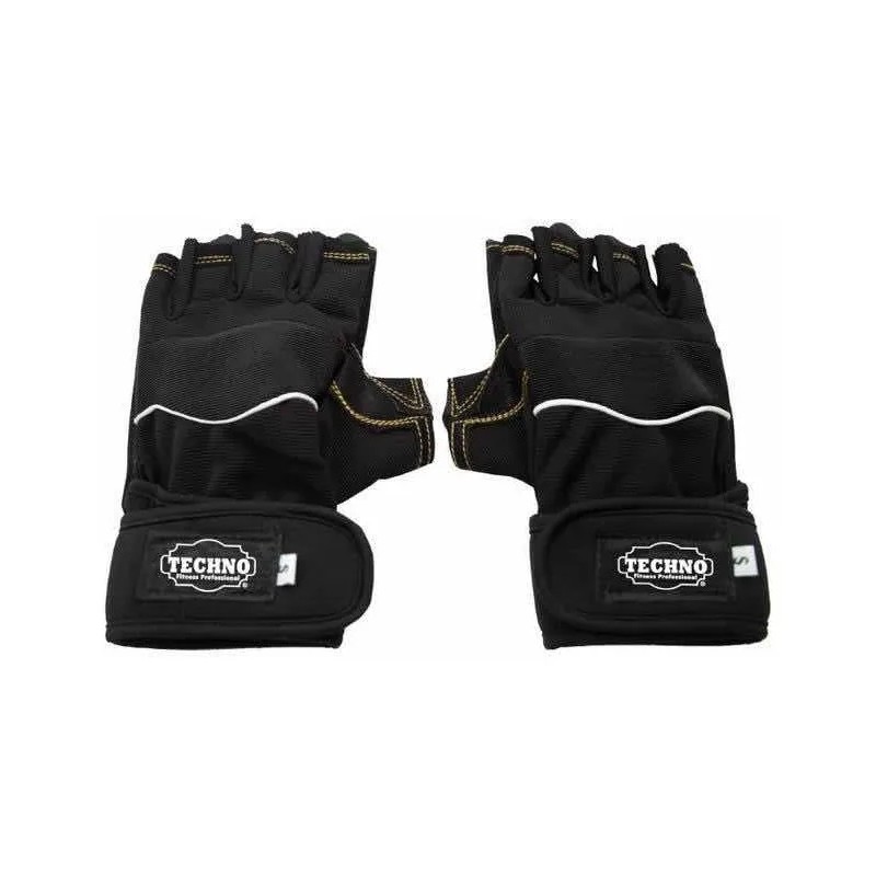 Faja Tres Velcros + Vendas Rodillas + Guantes Gym
