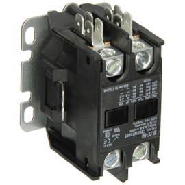 Eaton C25BNF240T Compact Definite Purpose Contactor, 40A Inductive Current Rating, 3 Max HP Rating at 115V, 7.5 Max HP Rating at 230V, 24VAC Coil Voltage