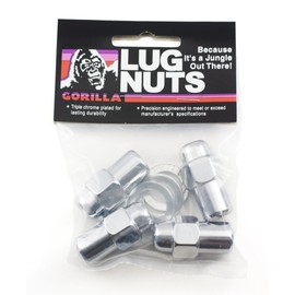 Gorilla Automotive 73137B Standard Mag Lug Nuts (12mm x 1.50 Thread Size)