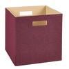 ClosetMaid Decorative Fabric Storage Bin, Cabernet