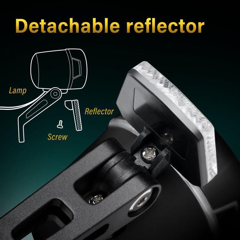100 Lux E-Bike LED Bicycle Light and StVZO, Bicycle Light,