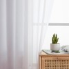 Aiyufeng - Juego de cortinas translúcidas en 2 paneles, cortinas