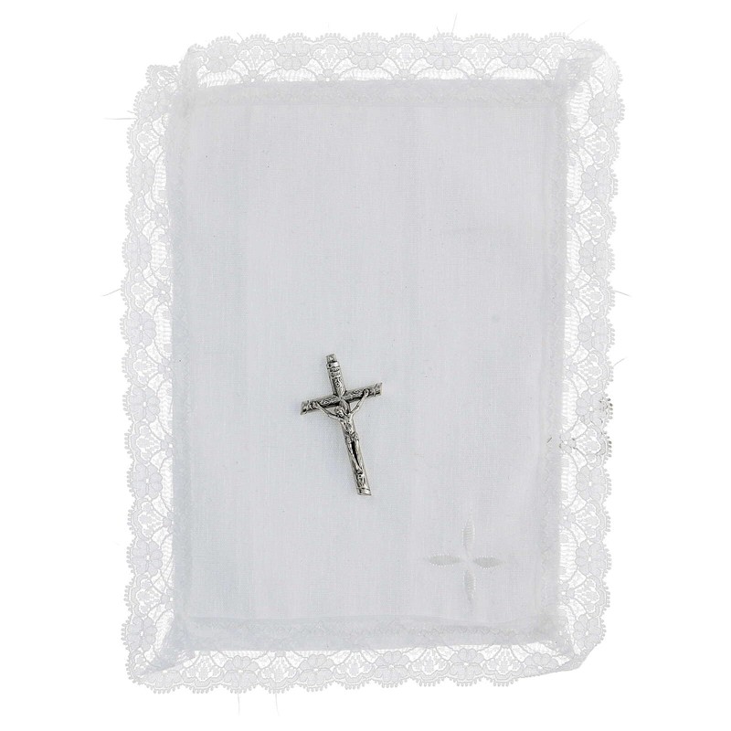 Holyart Pyxes and Burses: Cross Pyx and Burse with Purificator