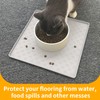 Ptlom Anti-Slip Dog Bowl Mats - High-Lips Food & Water