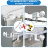LAZTZQ Outside Mounted Blinds Curtain Rod Bracket Attachment, 1.3 -