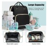Debug 30L Dual Baby Diaper Bag Backpack - Black