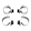 TCMT 49mm Windshield Windscreen Clamps Fit For Harley Softail Street