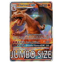 Jumbo Size - Charizard GX - SM195 - Detective Pikachu Promo Card - Holo FOIL