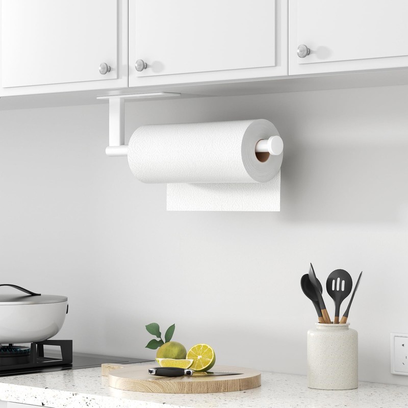 Paper Towel Holder Under Cabinet - Stainless Steel Paper Towel