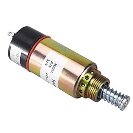 125-5771 Fuel Shut Off Solenoid 9X5312 For Caterpillar 3114 3116 3126 Engine 2 Terminals 12VDC