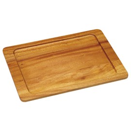 Al Fax Machine Length Dishes Wood Grain 30 × 21 × 1.5 cm Cafe Plate 30 cm 902720
