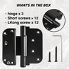 SILENTLOK Adjustable Patio Door Hinges | Vertical & Horizontal Adjustment