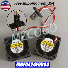 Unbranded FANUC Servo Drive Waterproof Fan For Sanyo 9WF0424F6D04 40*40*20mm 4020 6 pins