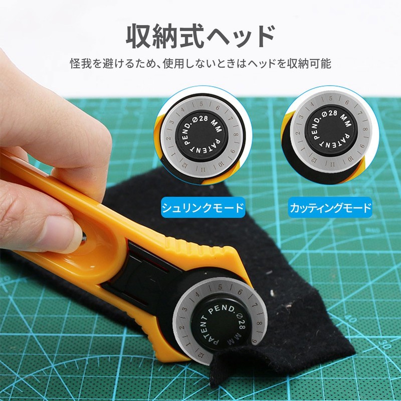 Rotary Cutter, Roller Cutter, 1.1 inches (28 mm), Rotary Cutter
