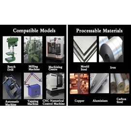 Boxonly Pipe Thread Tap, G1/2 55 Degree 4 Flutes High Speed Steel HSS Cylindrical Machine Threading Tap for Clean and or Re-Thread Damaged or Jam Pipe Threads, 1pcs