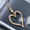 COOSTUFF ANNA Love Heart Pendant Necklace for Women Fashion Jewelry