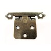 Semi-Concealed Hinge in Antique Brass - 4 Pack