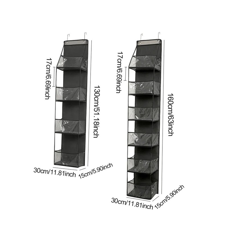 4/6 Layer Multi-functional Fabric Storage Bags Hanging Bag