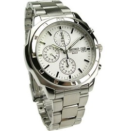 Seiko SND187P1 (SND187P) Chronograph Quartz Men's Watch Overseas Model [Watch] Re-import Product, Bracelet Type