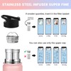 Lexlion Tea Infuser Bottle - Fruit Infuser Water Bottle 22