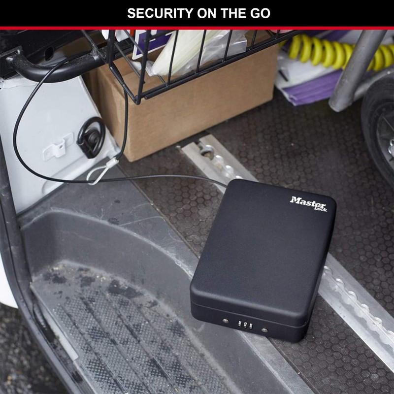 Master Lock ML-P005CEURBLKHRO Compact Safe, Small