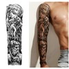 Waterproof Temporary Tattoos Full Arm 8 Sheets and Half Sleeve