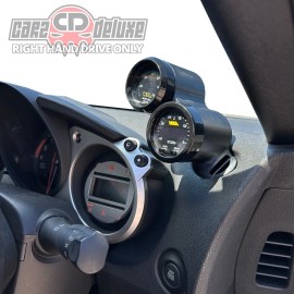 CARZDELUXE RHD dual gauge pod mount for Nissan 370Z functional defrost vent 52mm