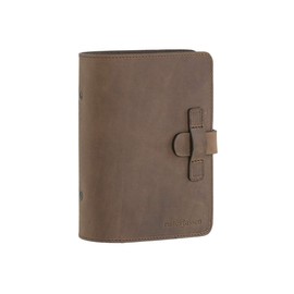 Ruitertassen Diary Organiser A6 16 x 20 cm Leather Ranger Brown with Calendar 1 Week = 2 Pages 2025