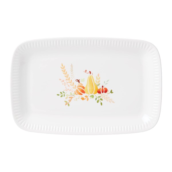 Lenox Profile Harvest Rectangular Platter, 2.31, White