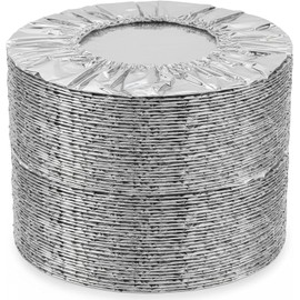 90 unidades de tapas reutilizables de papel aluminio para alimentos, elásticas, aptas para microondas, resistentes al calor, para cocina doméstica. Se adaptan al 99% los platos.